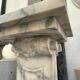Set of 4 marble columns or pedestals.