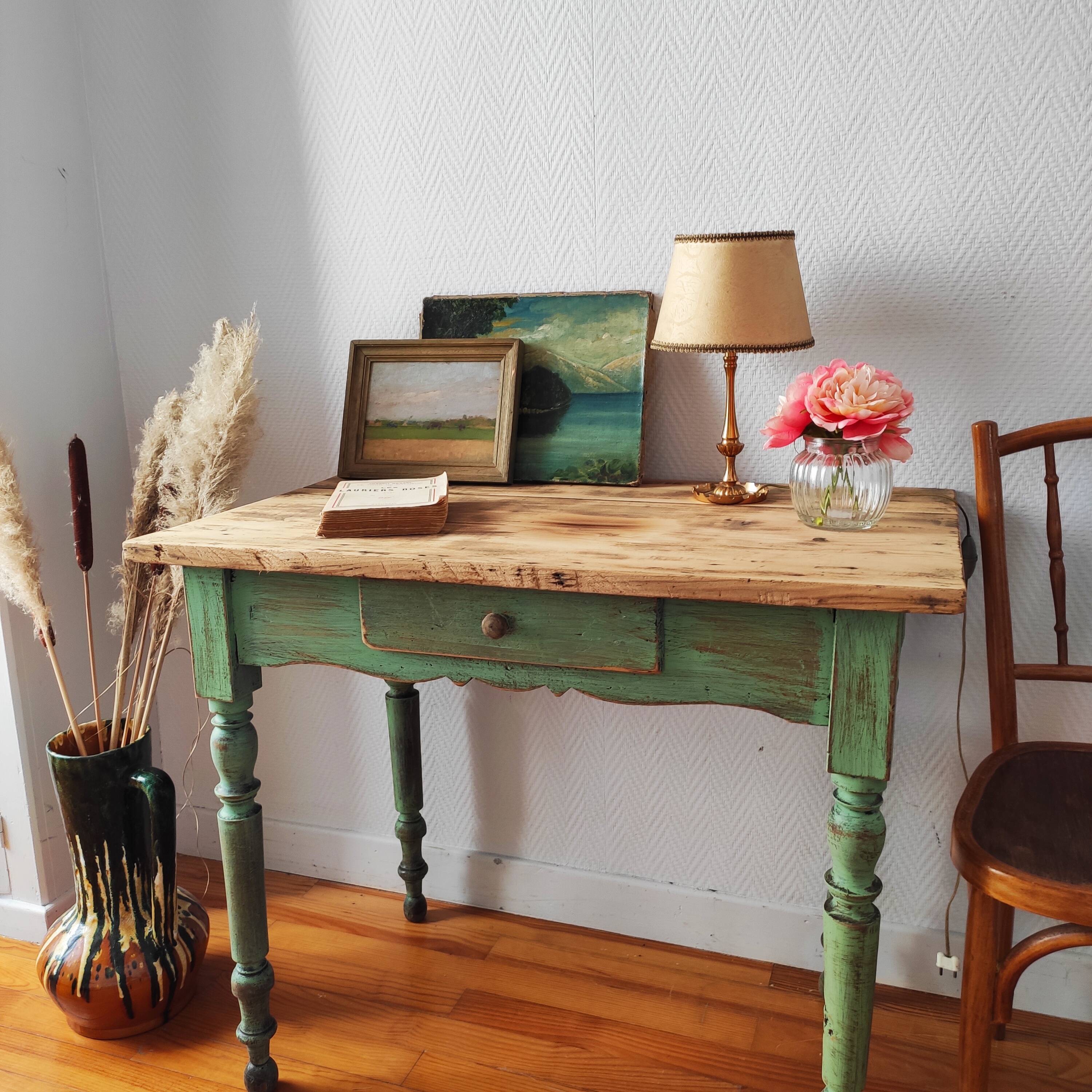 Small old patinated farm table