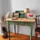 Small old patinated farm table