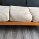 Sofa day bed vintage light wood