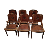 Chairs Art Deco 1925 Walnut