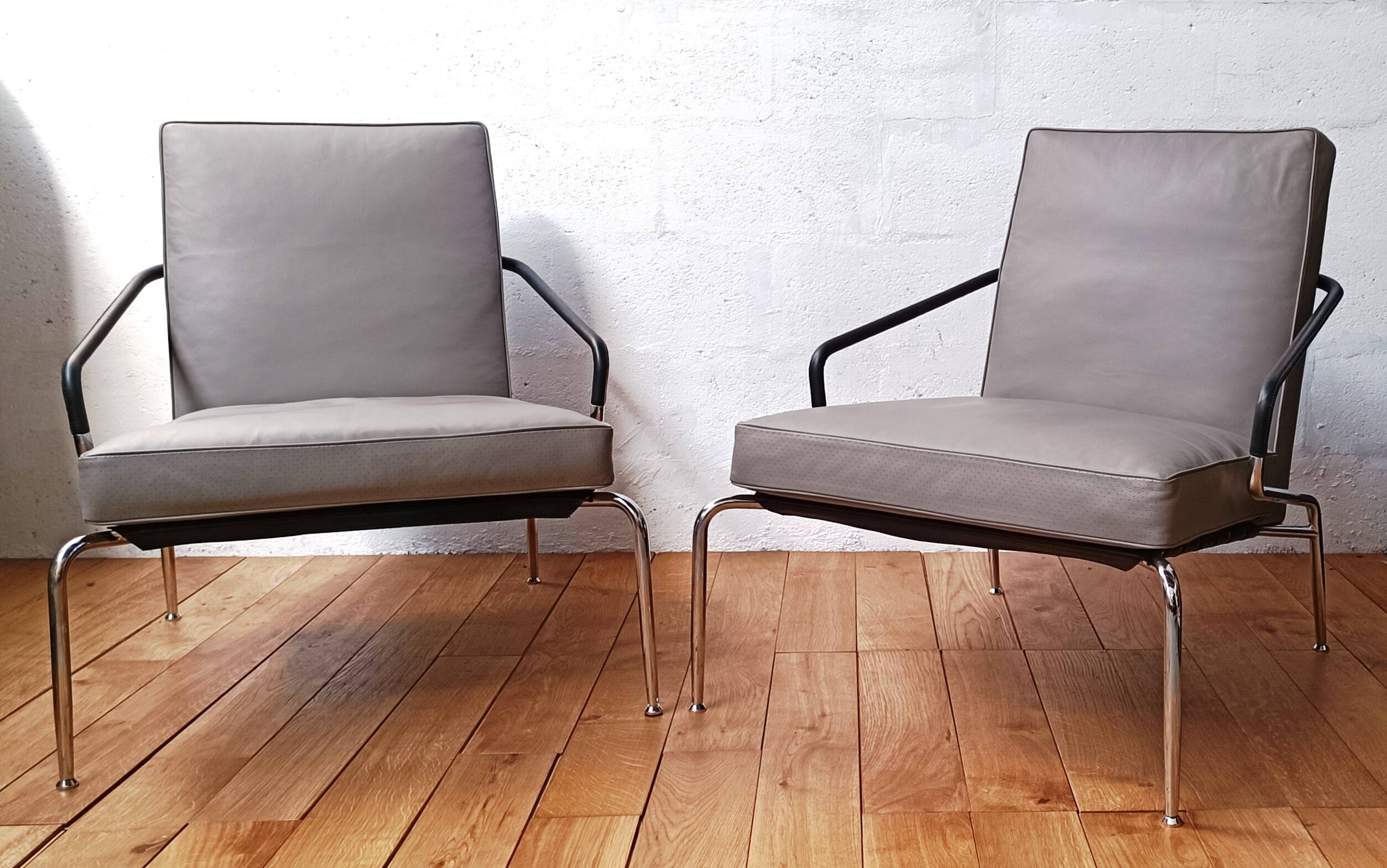 Paire de fauteuils Berman, Minotti