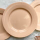 7 Flat plates Rose Digoin Sarreguemines