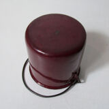 Ancien pot seau en métal émaillé