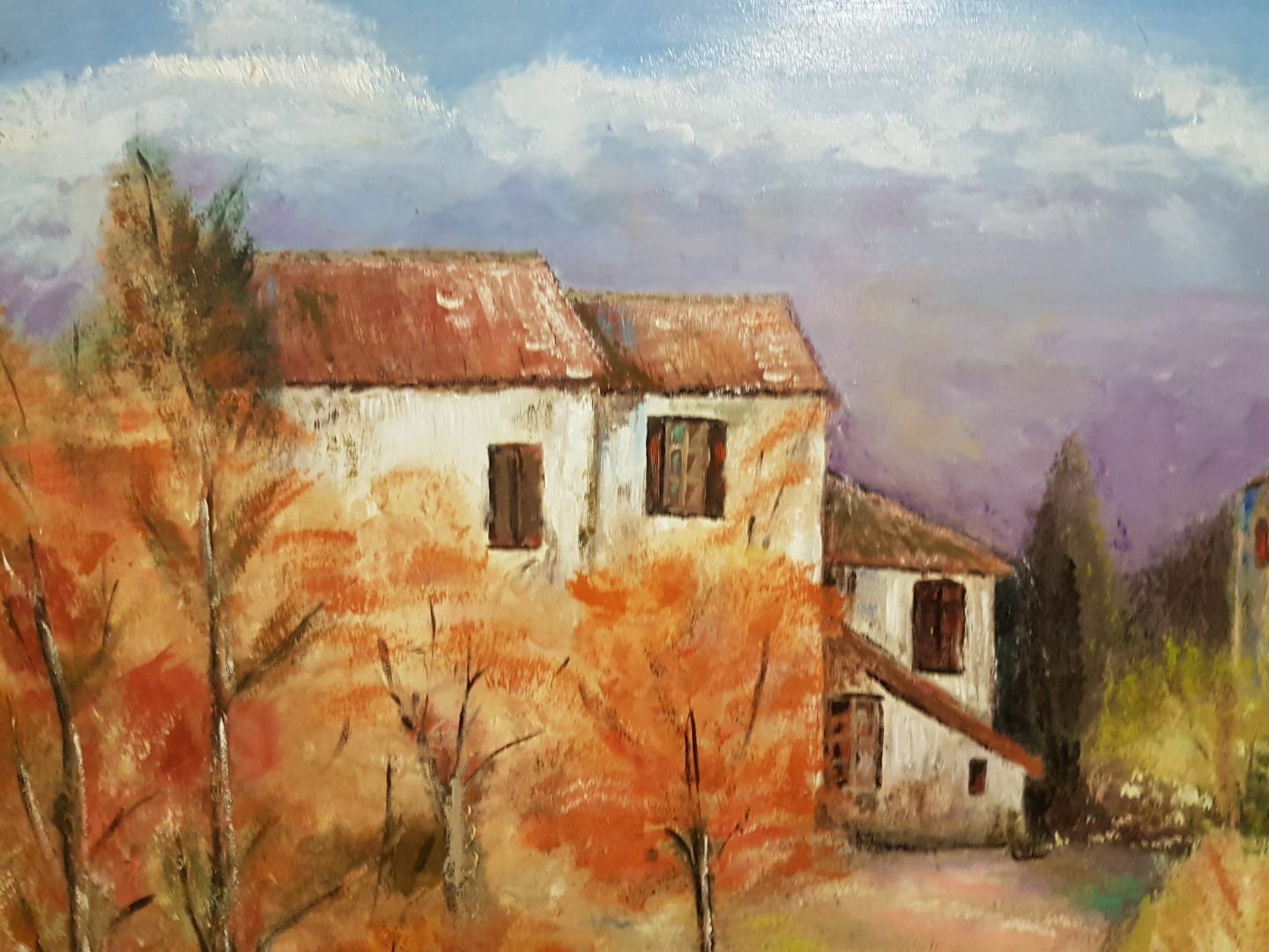 Double-sided painting, country décor and character décor