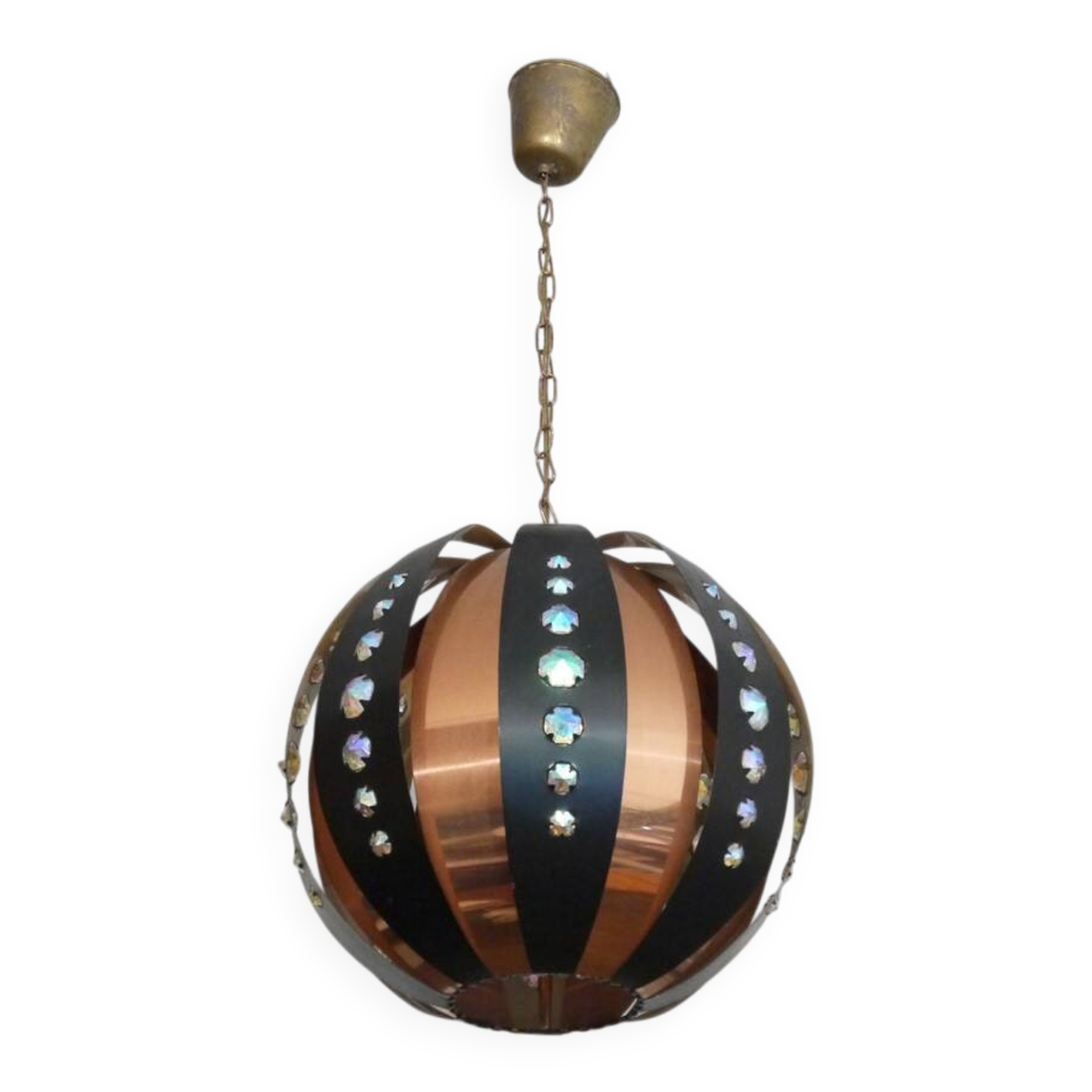 Danish pendant light by Werner Schou, 1960