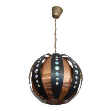 Danish pendant light by Werner Schou, 1960