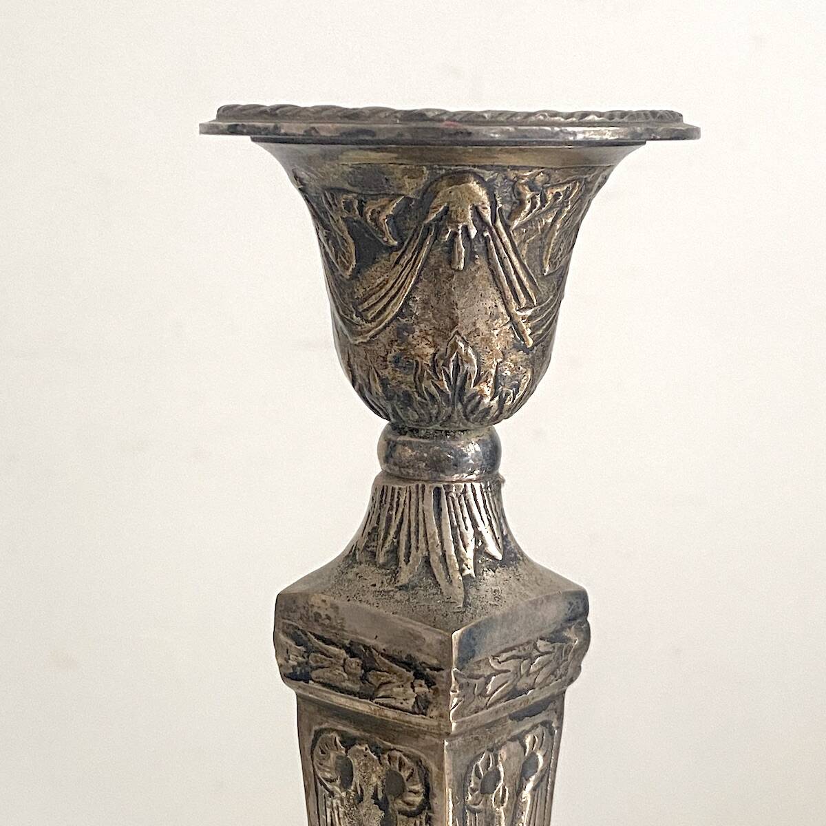Pair of Victorian Silver-Plated Candelabra