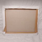 HST oil on canvas signed "Variations" red bouquet