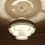 Large Scandinavian pendant light, 70s