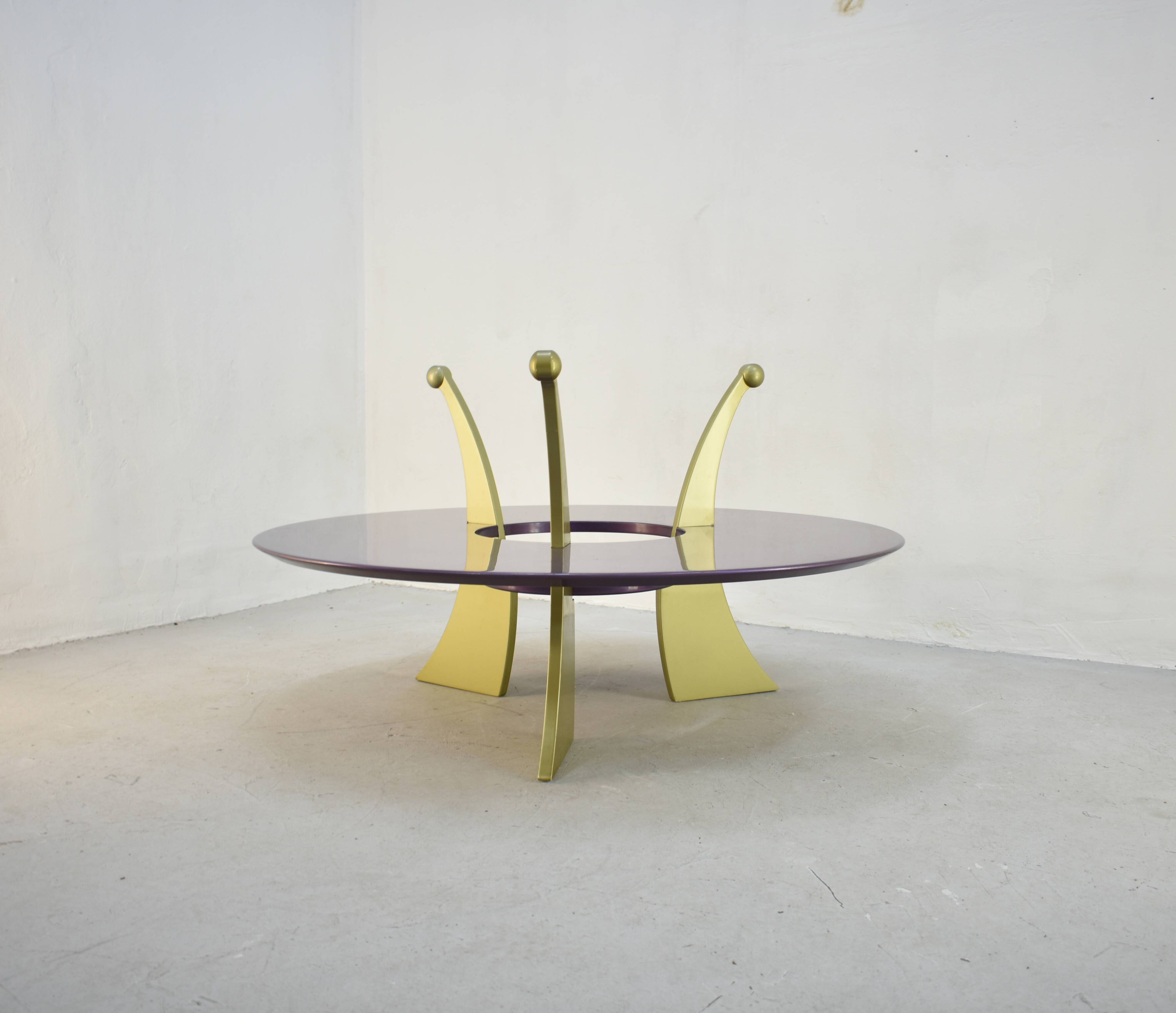 Orchid coffee table by Massimo Morozzi for Archizoom, 1980s, Italy