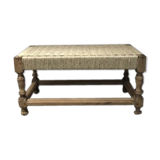 Hand woven Indian bench
