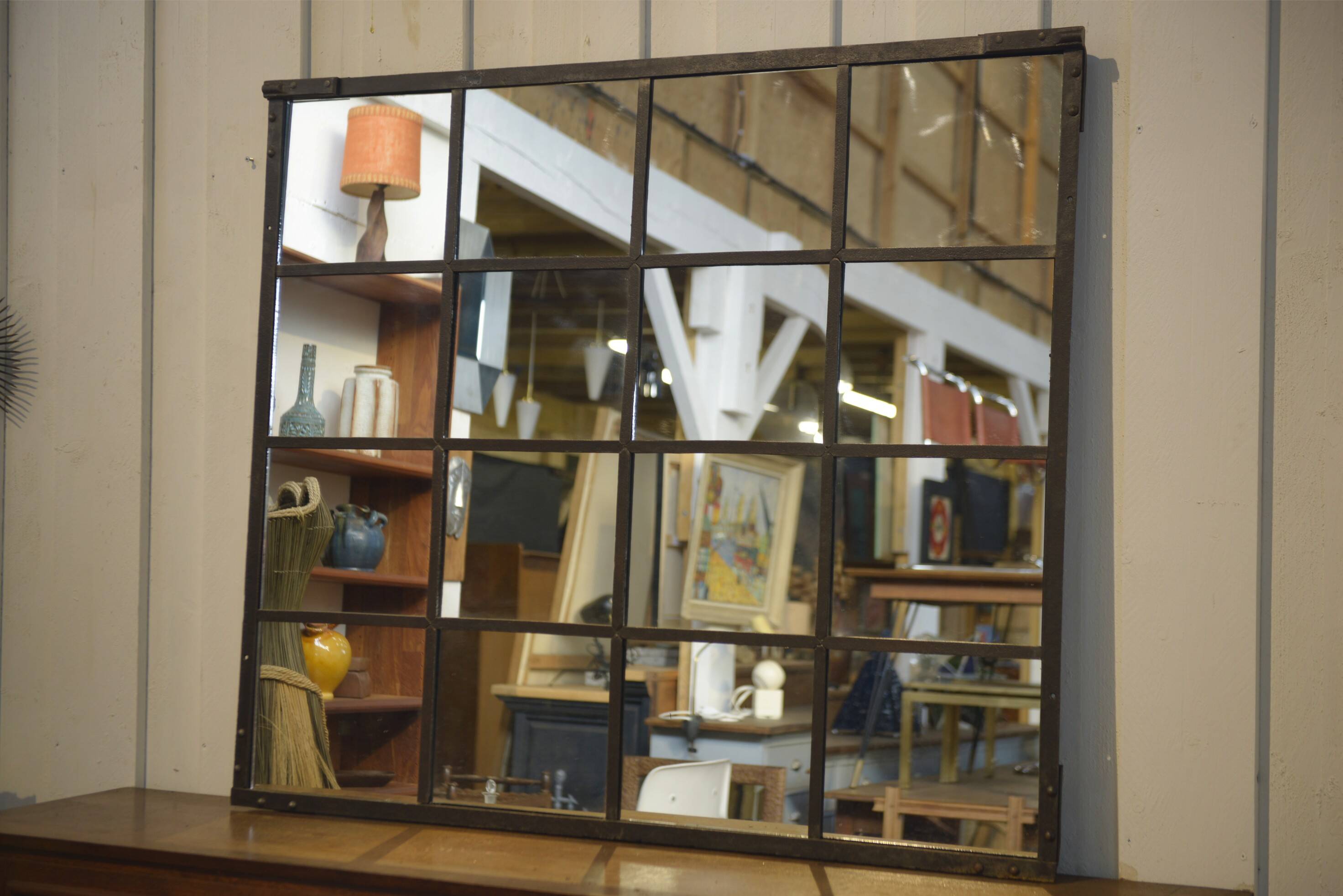 1950s industrial mirror