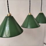 Enamelled sheet metal suspensions