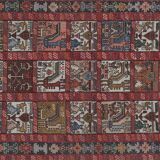 Vintage Turkish rug from Oushak, hand-woven 120x185 cm