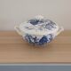 Tiled tureen Gien Wedgwood blue décor