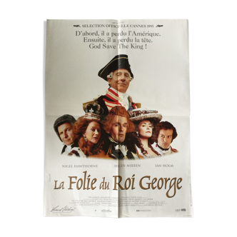 Affiche du film " La folie du roi Georges "