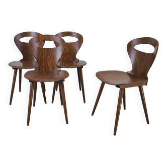 Vintage Baumann chairs 1960 brasserie bar Scandinavian design