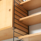 Shelving System in Ash by Nisse Strinning for String, Sweden - 1950