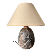 vintage stoneware lamp, Art Deco style, 1930