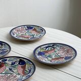 Colorful ceramic plates.