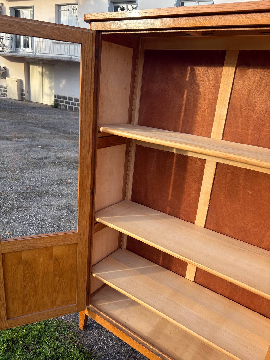 Glass cabinet / School display cabinet 1950