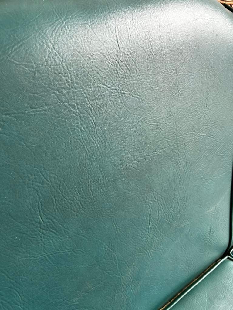 Vintage turquoise baroque armchair / sofa / couch