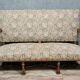 Banquette de Chateau style Louis XIII en noyer vers 1850