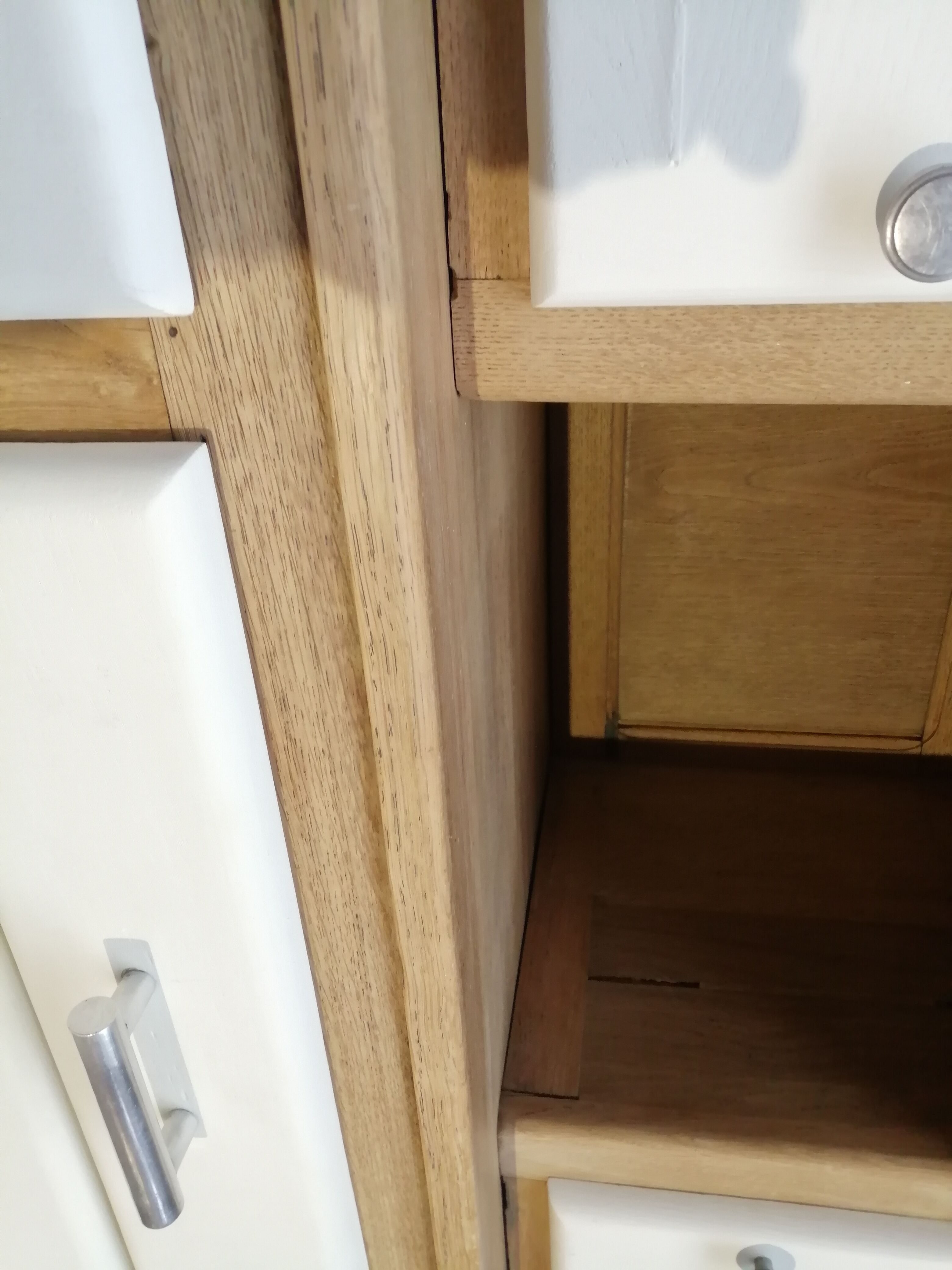 Buffet mado brushed oak and vintage cream