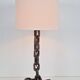 Brutalist Chain Table Lamp attributed to Franz West, 1980s