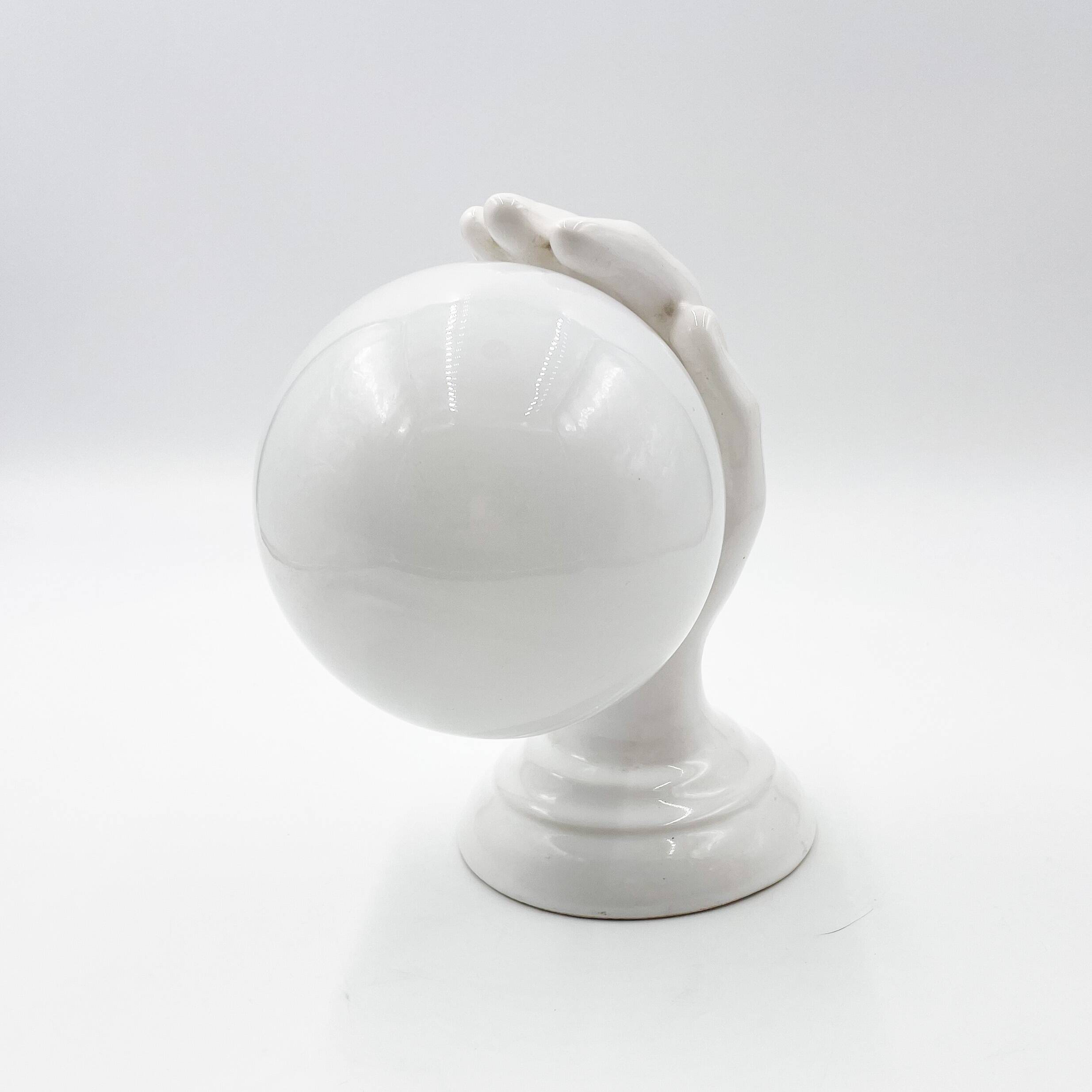 Handmade ceramic wall lamp from the 70s