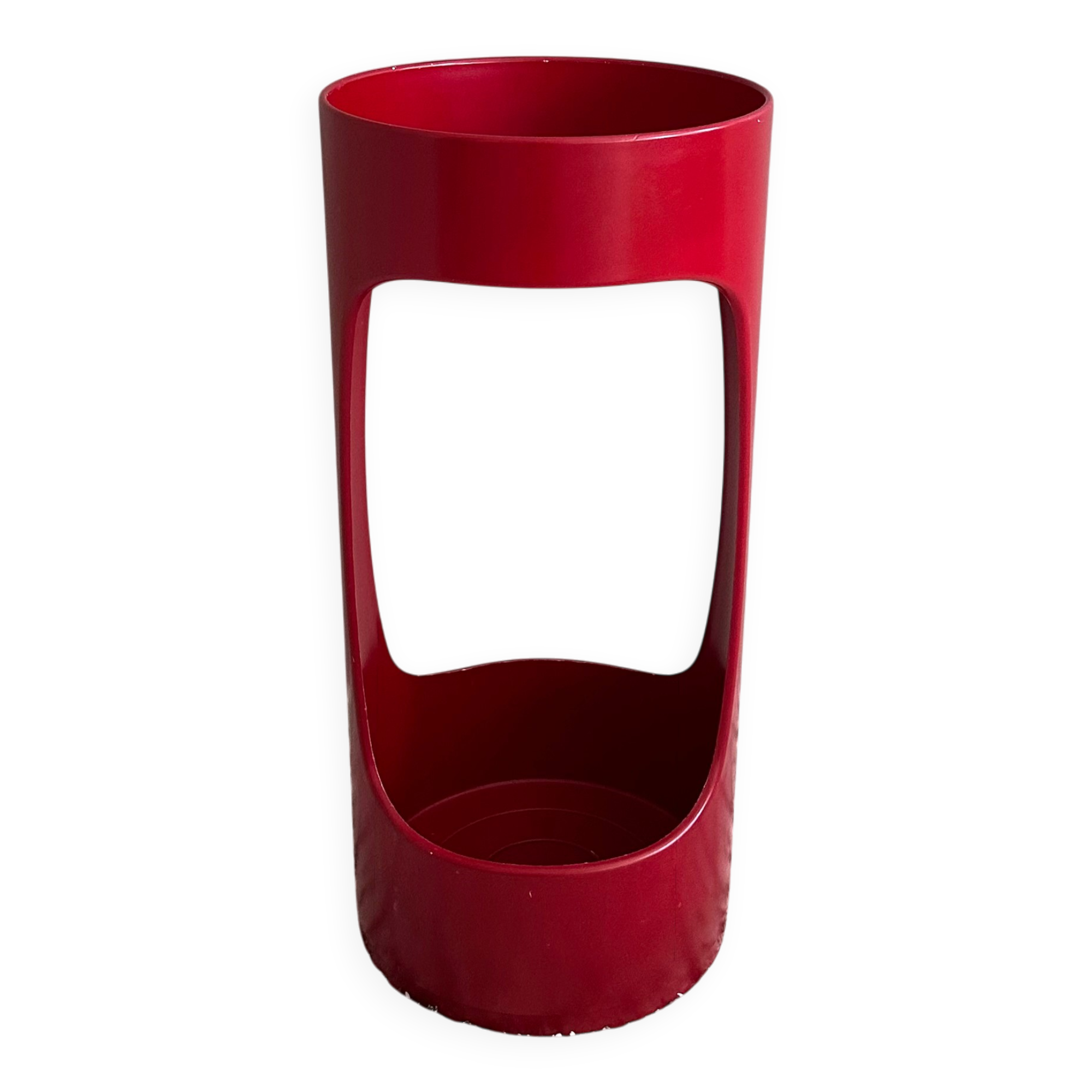 Vintage Umbrella Stand by Schönbuch, Umbrella Holder red, Pop Art