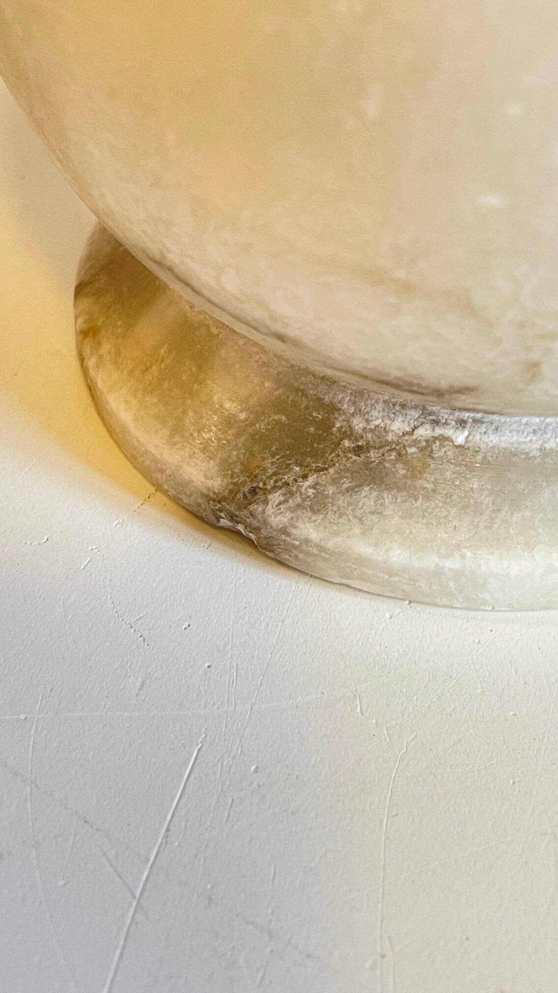 Vintage alabaster stone box