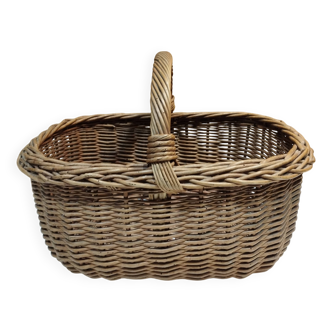 Ancien panier tressé
