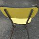 Chaise formica jaune canari