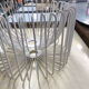 Vintage Johansson white metal fruit bowl