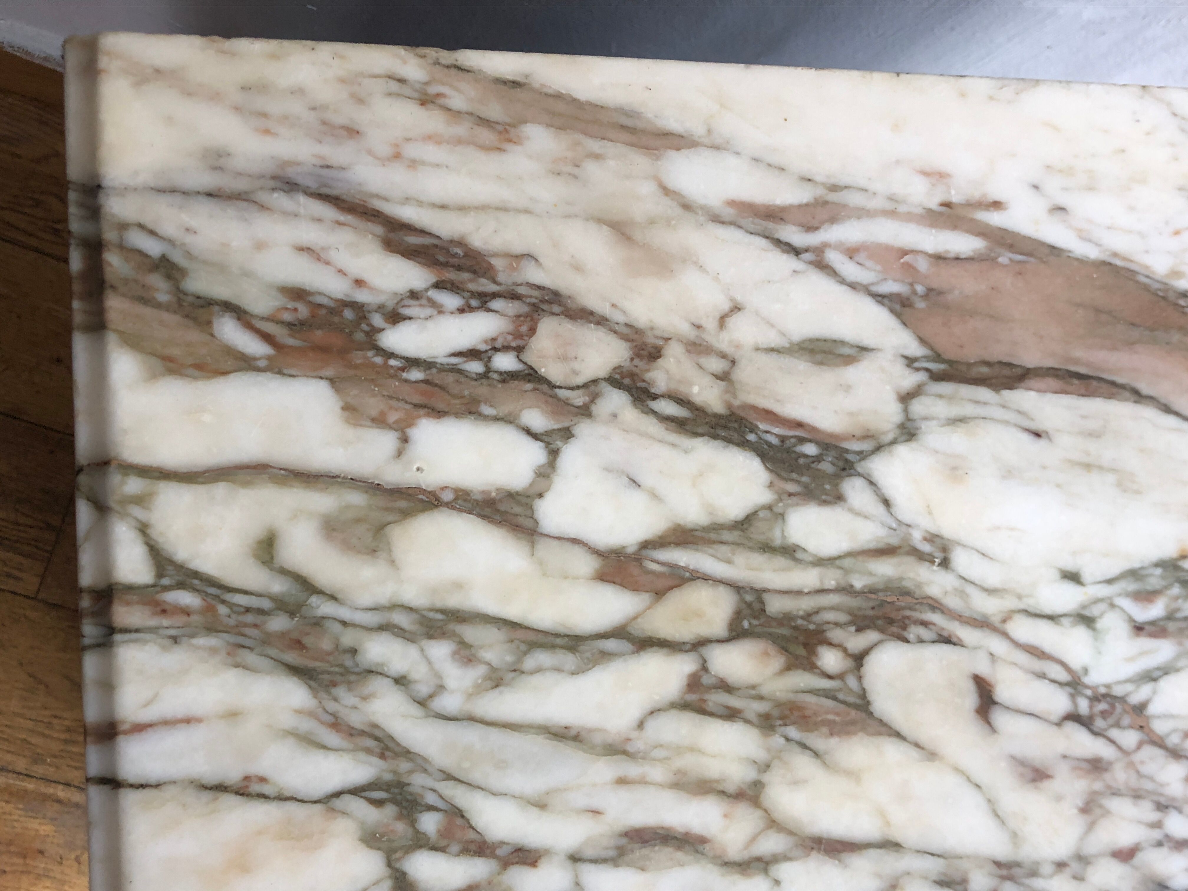 Marquetry bedside table