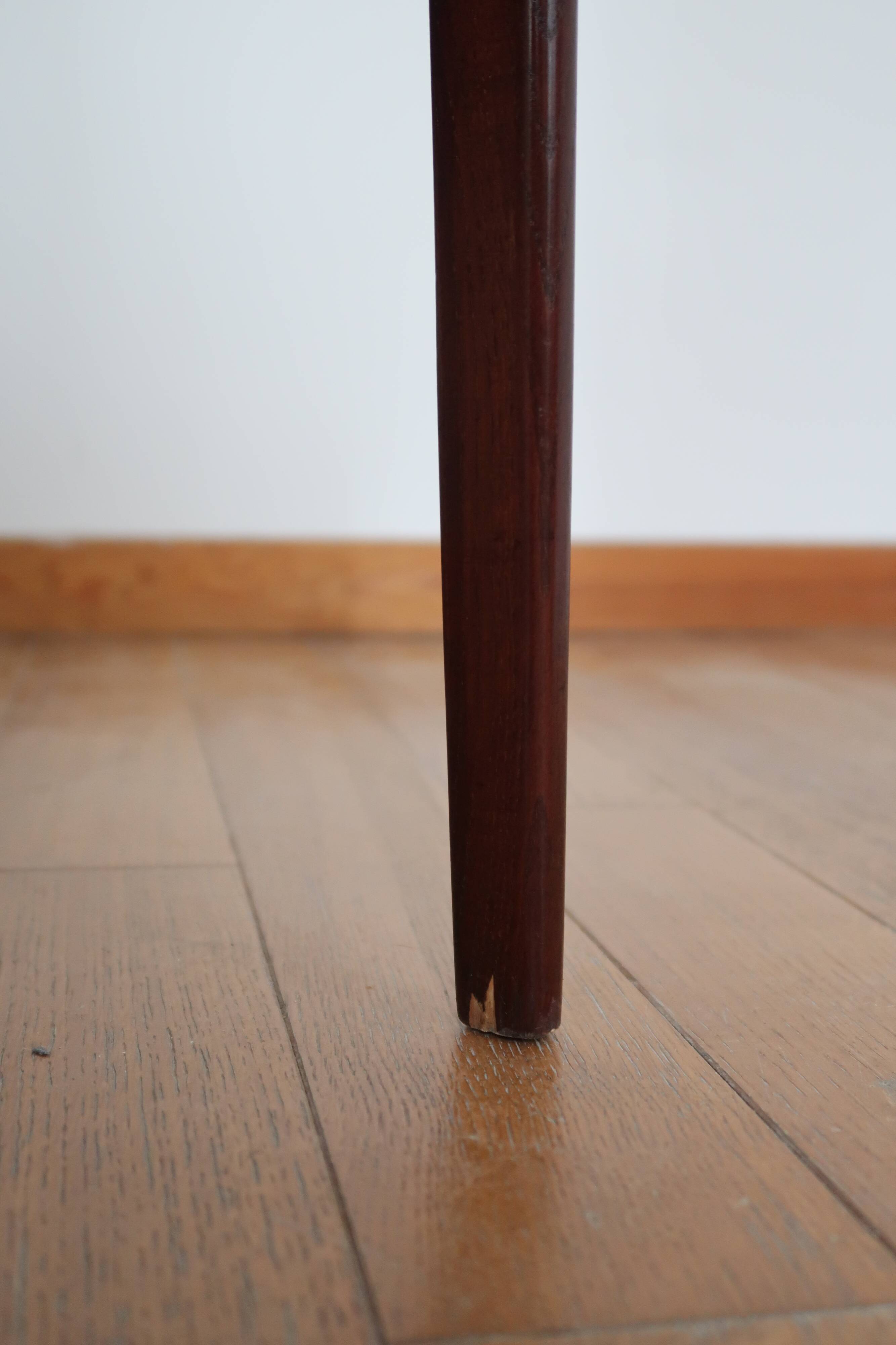 4 Scandinavian chairs skaï black