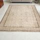 Beige Wool Tribal Carpet