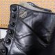 Vintage ice skates Alain Giletti in black leather