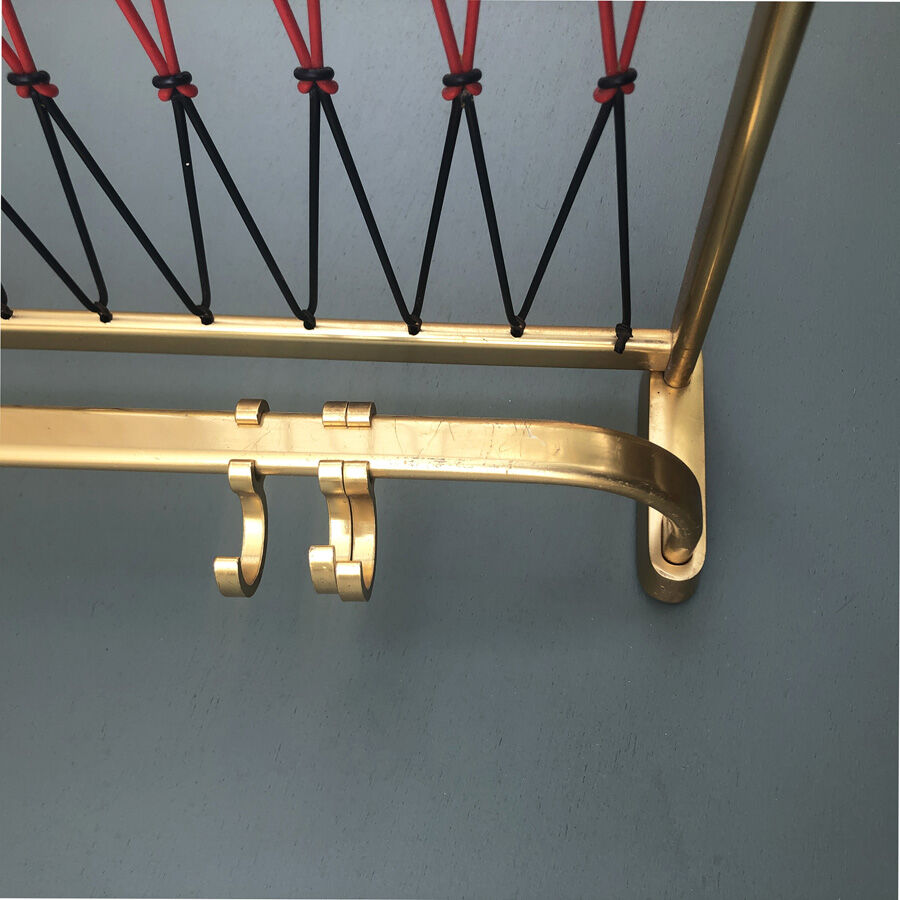 Coat rack train luggage rack 1950