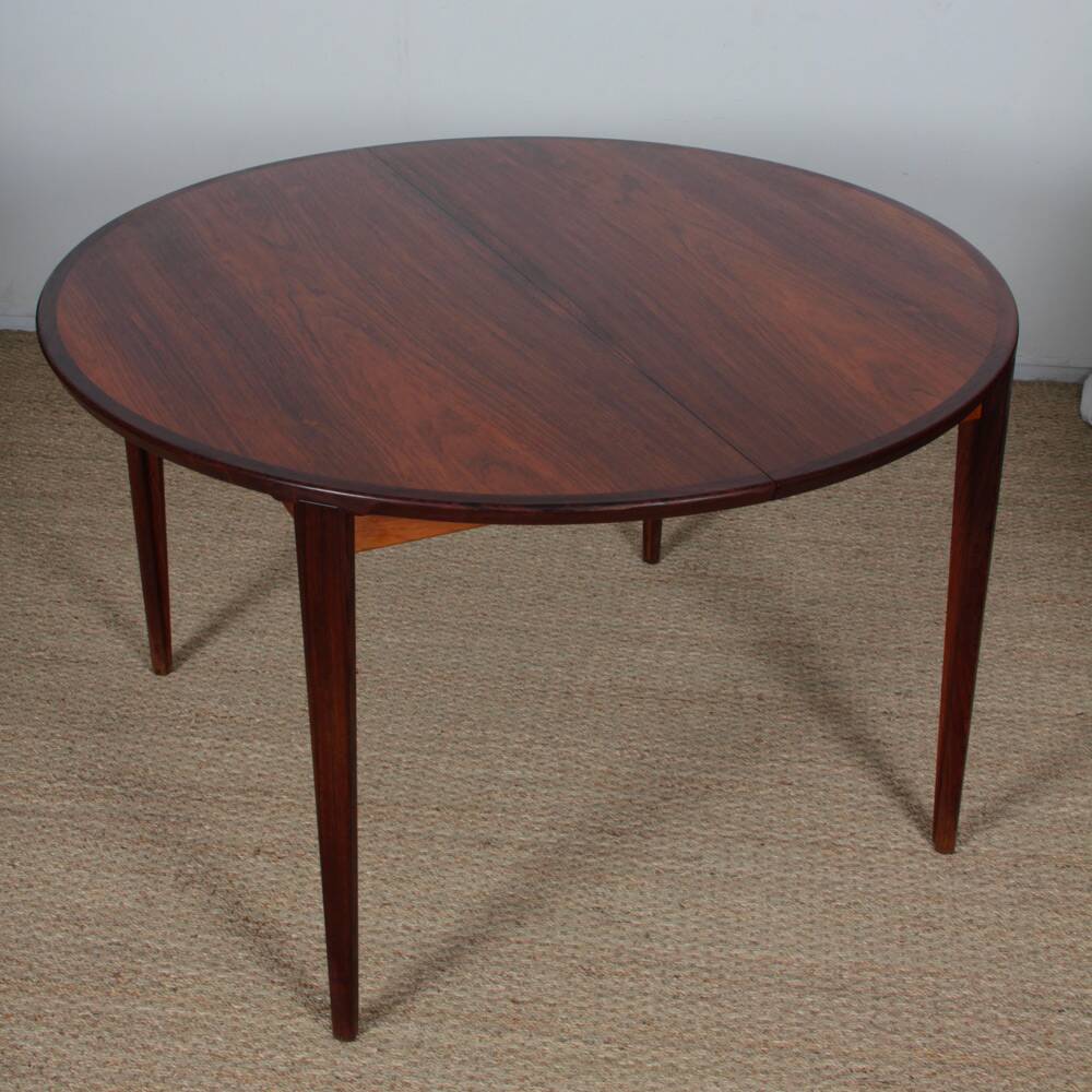 Scandinavian extendable table by Henry Rosengren Hansen, 1960