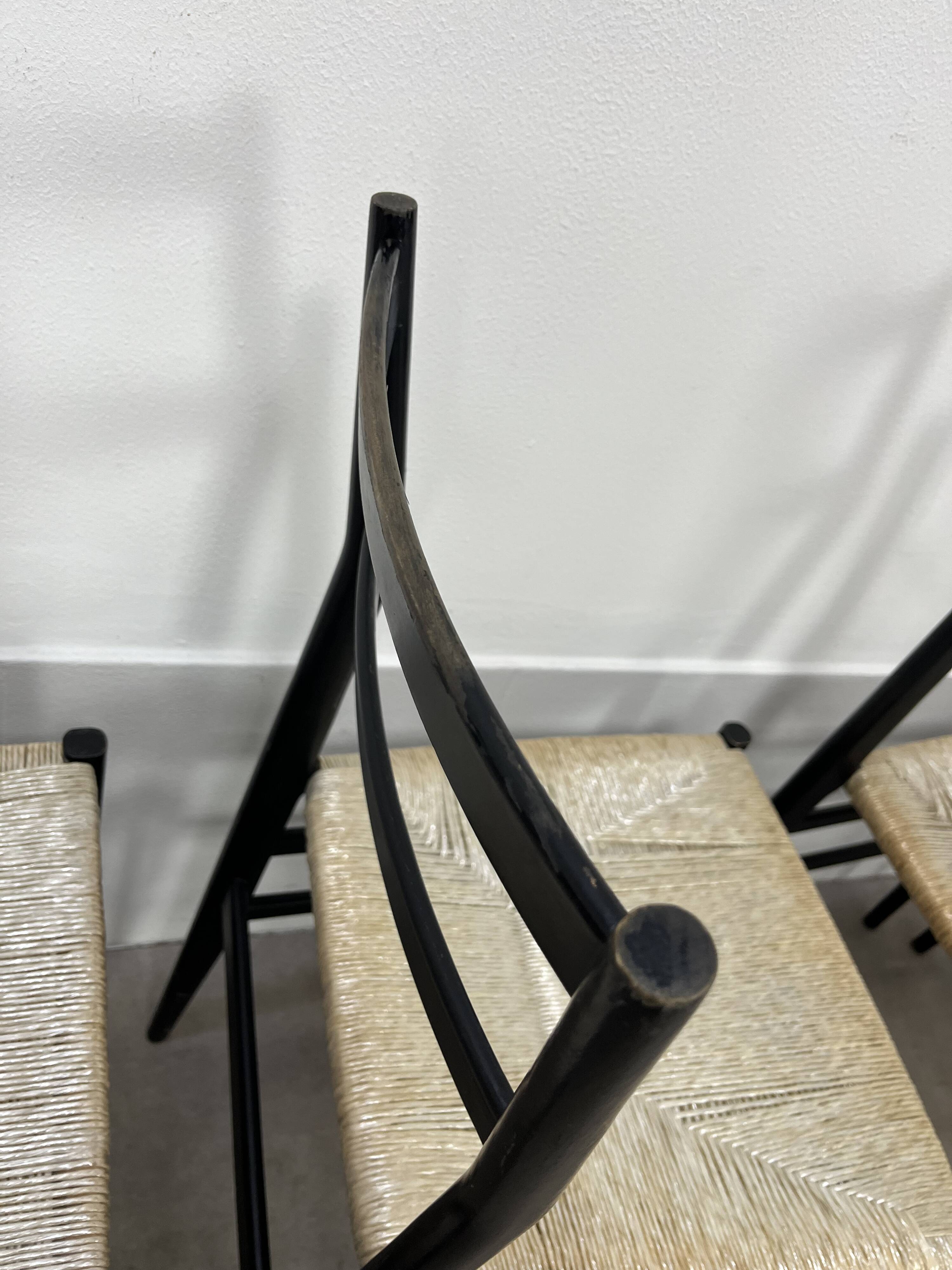 6 Leggera chairs by Gio Ponti for Cassina, Italy, first edition