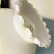 White opaline table lamp