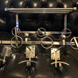 Jean ROYERE set of paddle coat racks and hooks