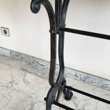 Bistro table white marble 4 pers