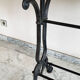 Bistro table white marble 4 pers