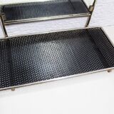 Wall-mounted barber mirror