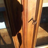 Solid walnut bookcase late 19th early 20th