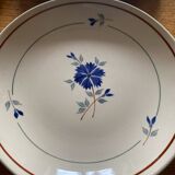 4 assiettes à dessert Saint Amand modèle Prisca fleurs